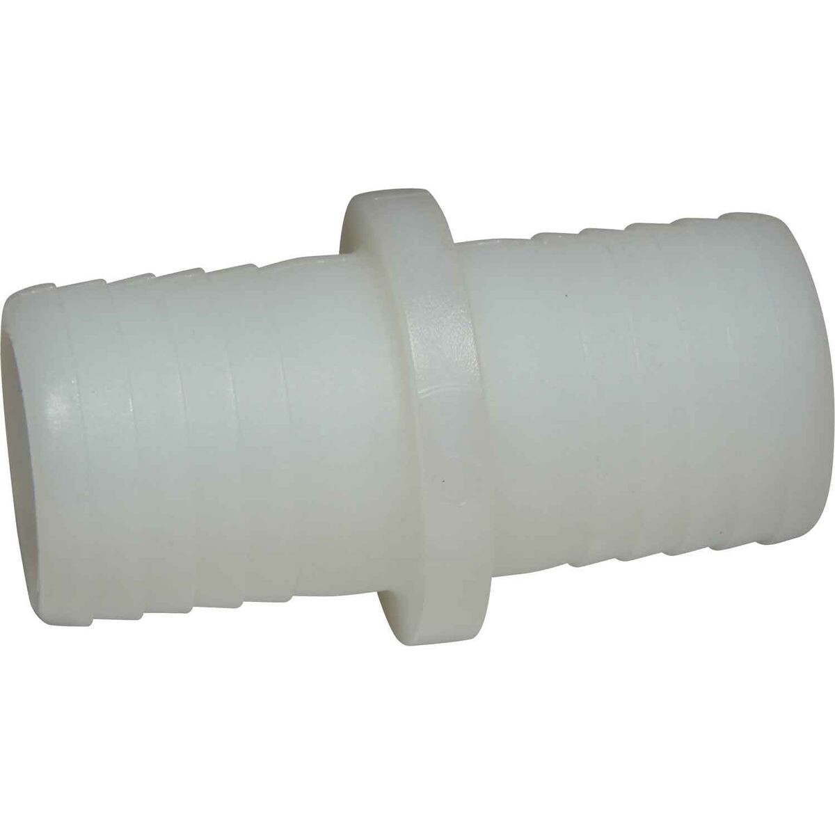 PLASTIC STRAIGHT CONNECTOR 1 1/4&quot;HOSE