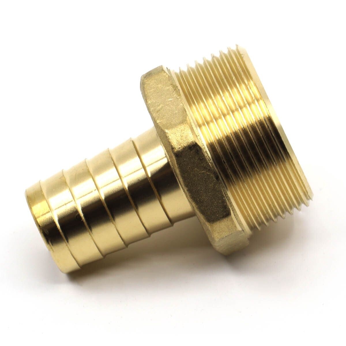 DZR CONNECTOR 1&quot;BSPT - 3/4&quot; HOSE