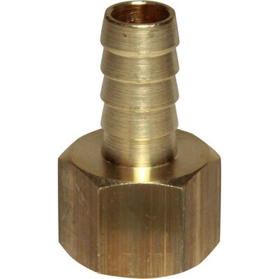 Brass 3/4&quot; BSP Female to 19mm Hose Tail
