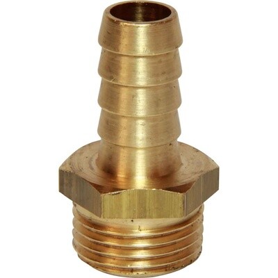 Brass 1/2&quot; BSP Male to 13mm Hose