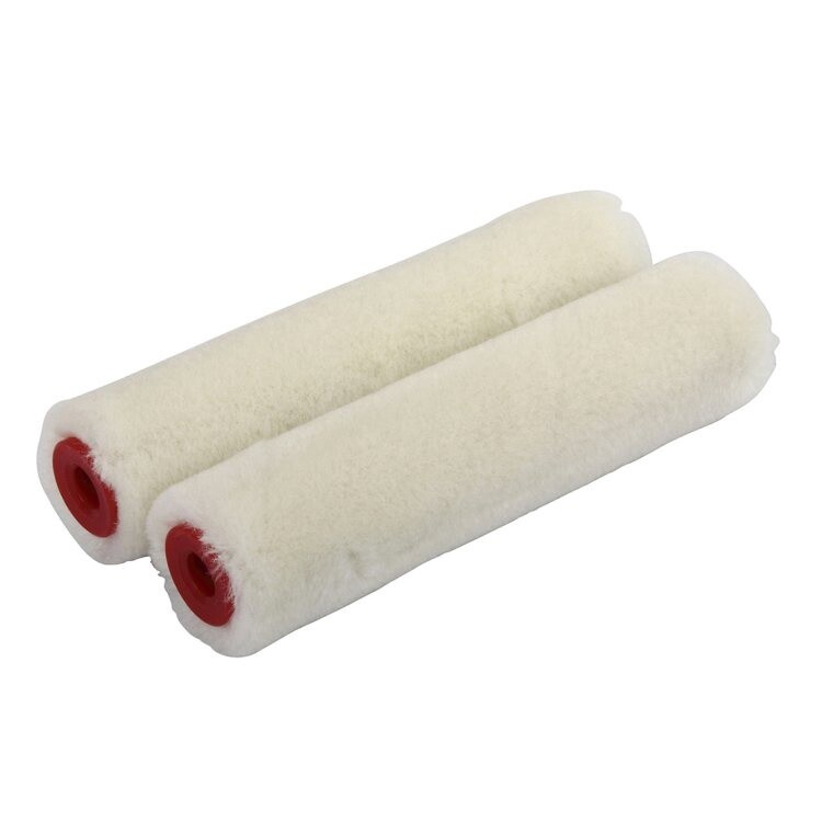 2pk 4&quot; Gloss Pile Mini Roller Refills