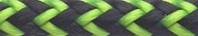Infinity Control 4mm (On Rack, per metre), Colour: Lime/ Black