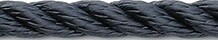 Rapallo (per Metre, on Rack), Diameter: 10mm, Colour: Navy