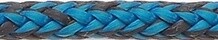 Dinghy Polytech (per Metre, on Rack), Diameter: 4mm, Colour: Blue/Black