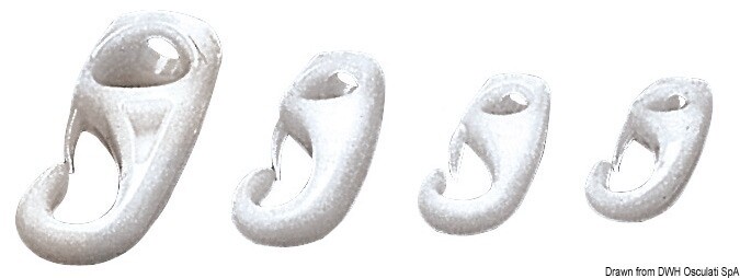 Nylon hook knot fixing 6 mm