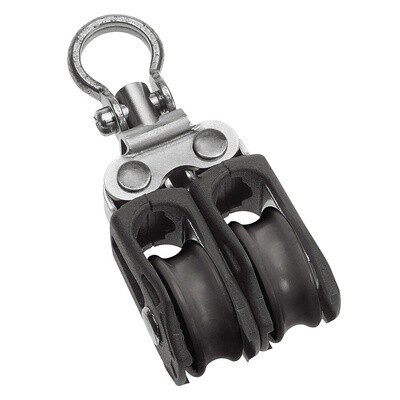 20 mm Block - Double, Swivel