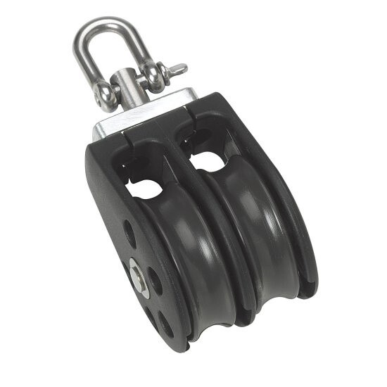 30 mm Block - Double, Swivel