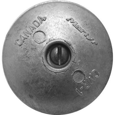ZD52 Disc Shaped Zinc Hull Anode for Salt Waters (Pair)