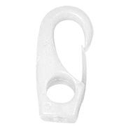 Snap Hook w eye 10mm cord, Colour: White
