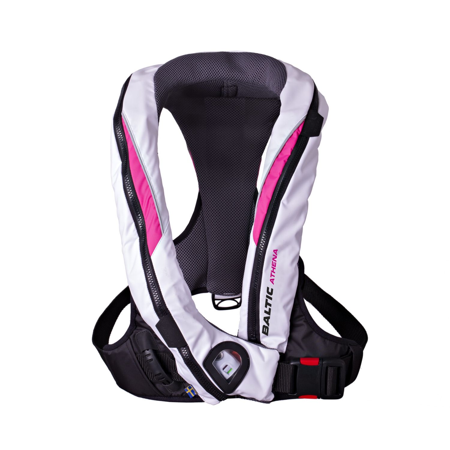 Athena Lifejacket Auto 40-120kg, Colour: White/Pink