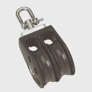 45 mm Block - Double, Swivel