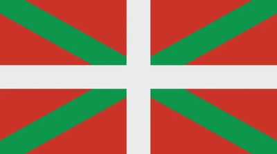 Basque Courtesy Flag - 30 x 45cm