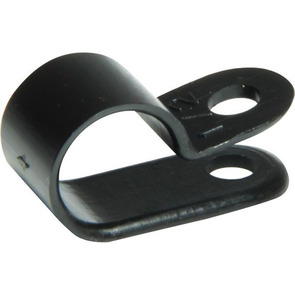 12.6mm Black Nylon P Clip