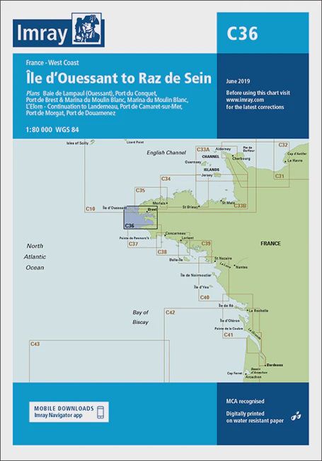 C36 France-West coast Ile d&#39;Ouessant to Raz de Sein