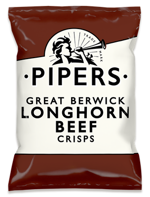 Pipers Longhorn Beef Crisps
