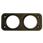 2 Way Front Panel Socket Mount