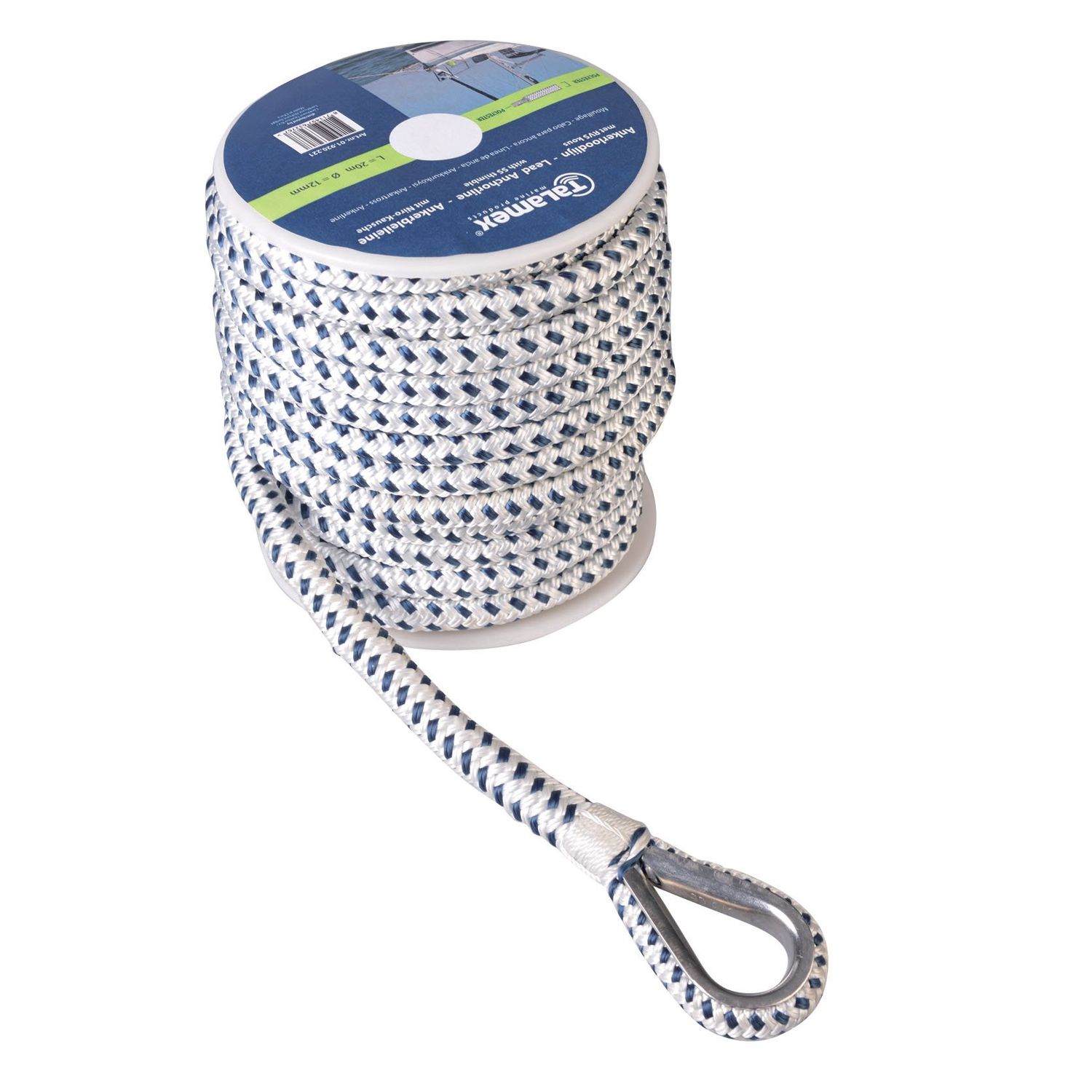 Anchorline Braided With Lead 10 mm/20M