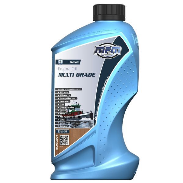 Marine Multi Grade Engine Oil 15W-40, Quantity: 1 Litre