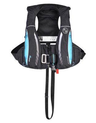 Kru Sport Pro 170 ADV UM Pro,Auto HarnSprayhood + Light,Carbon/Sky Blue