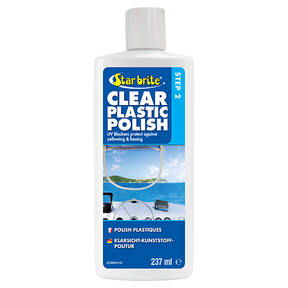 Clear Plastic Polish 237ml (Step 2)
