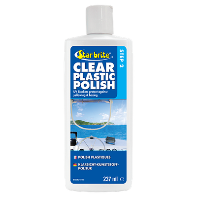 Clear Plastic Polish 237ml (Step 2)