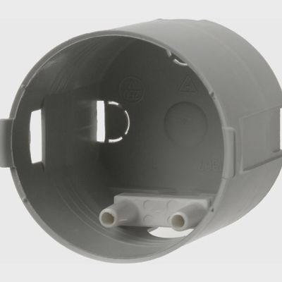 Berker Contact Protection Box with Strain Relief - Grey