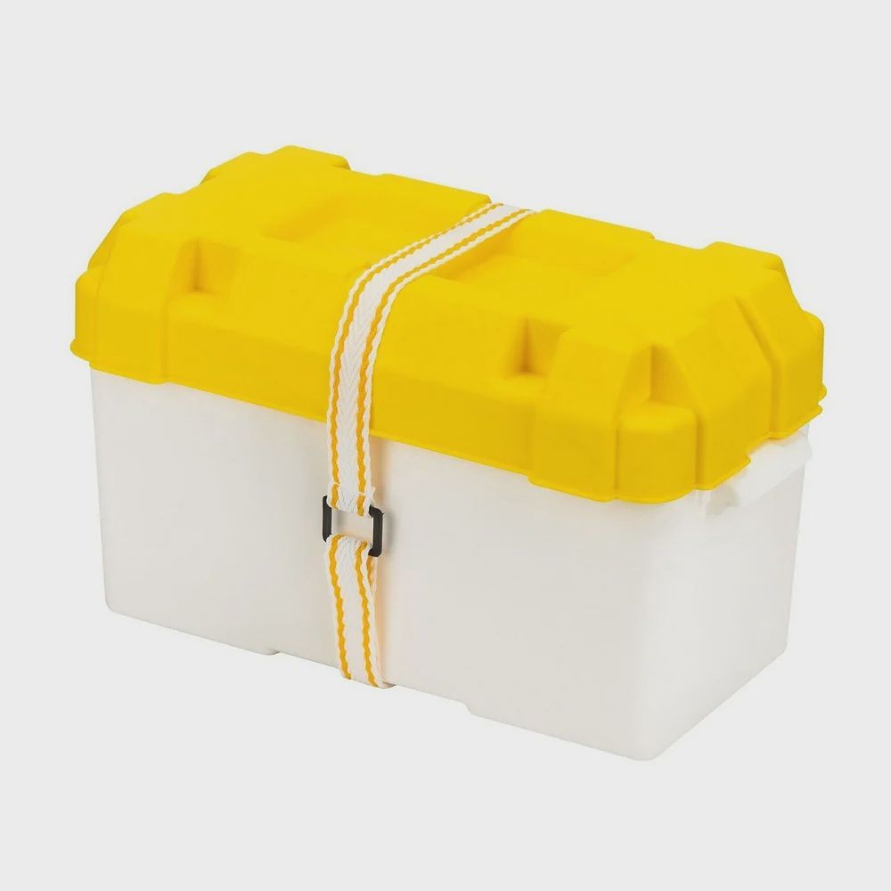Medium Battery Box with Strap - Suitable for 100-115ah Batteries