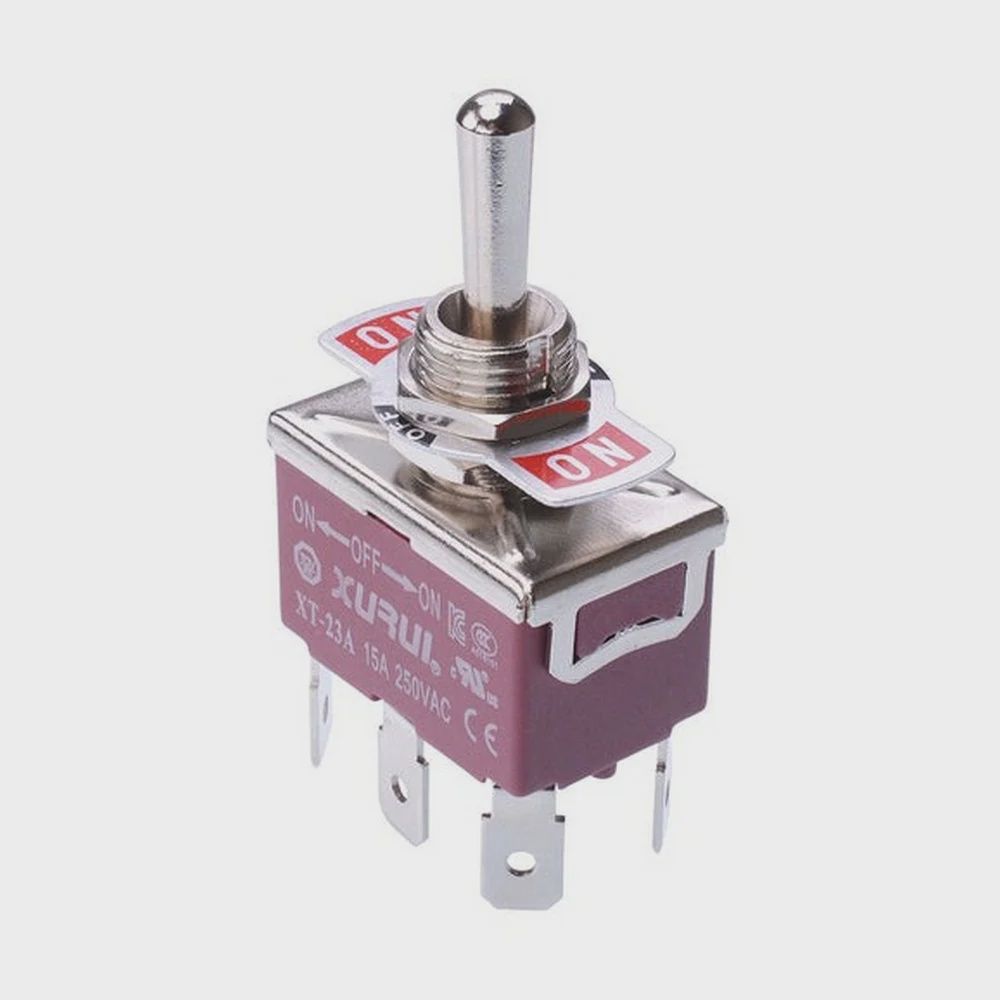 Toggle Switch - On-Off-On - DP - 20A
