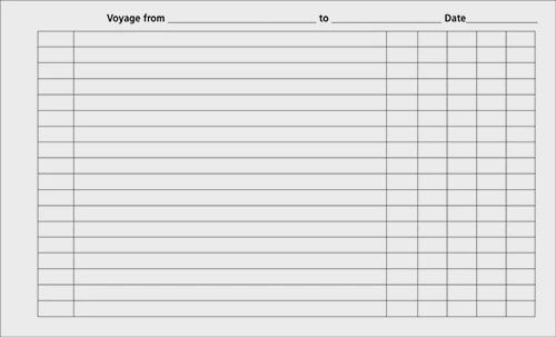 Navigator&#39;s Log Book