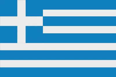 Greece Courtesy Flag