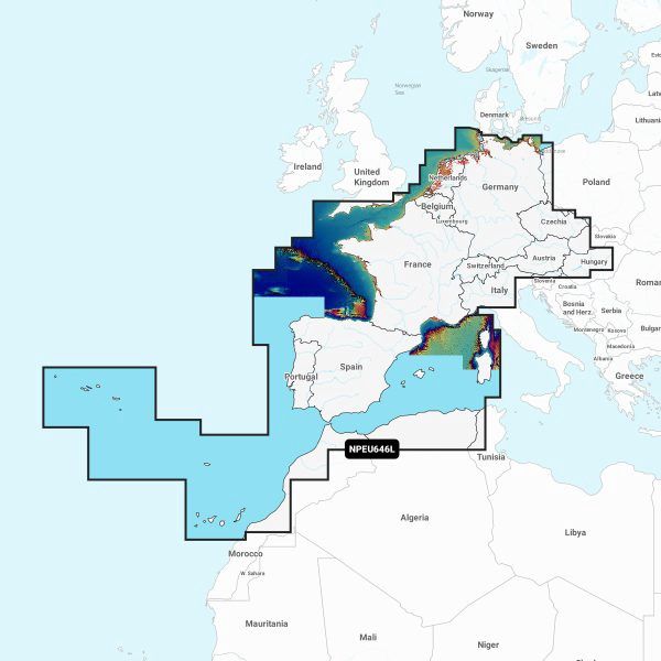 Navionics Platinum + Europe, Central &amp; West Large
