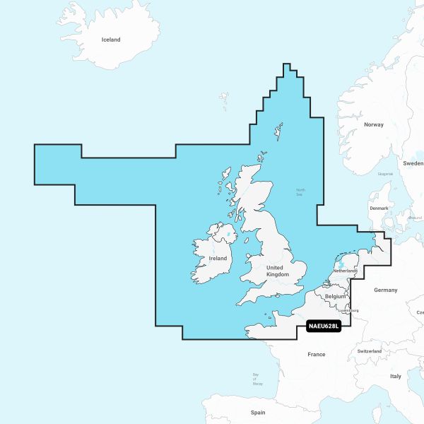 Navionics NAV + U.K., Ireland &amp; Holland Large