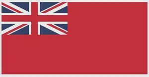 Printed Red Ensign 1/2 Yard - 30 x 45cm - Bag