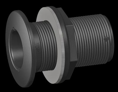 Skin Fitting Domed 2” BSP Black