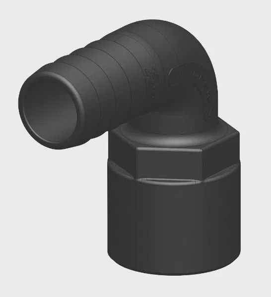 Tail 19mm ¾” BSP Female 90° Bend