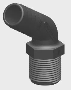 Tail 38mm 1¼&quot; BSP Long Thread 120°