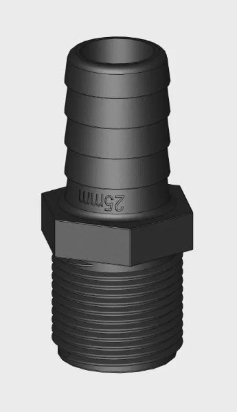 Tail 32mm 1¼” BSP Long Male Thread