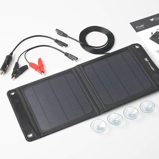 PV Logic Fold Up 8W 12V Solar
