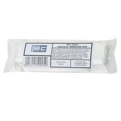 Woven Glass Tape - 175g - 25 mm x 10m
