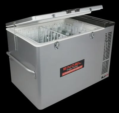 MD80F-C-S 40L steel fridge  + 37L FRZ box with digital display