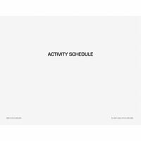 2024 Unicor Flip Style Activity Schedule Calendar - Julian Dates - Monthly - 12 Month - Saddle Stitch - White - 8.5&quot; Height x 11&quot; Width - 1 Calendar