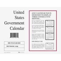2024 Unicor Monthly Wall Calendar - Julian Dates - Monthly - White - 11&quot; Height x 8.5&quot; Width - 1 EA