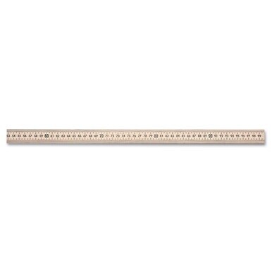 Wooden Meter Stick, 39.5&quot; Long, Natural