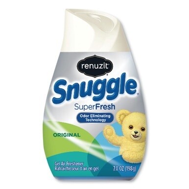 Adjustables Air Freshener, Snuggle SuperFresh Scent, 7 oz Solid, 12/Carton