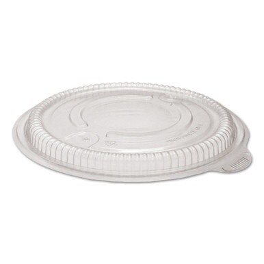 MicroRaves Incredi-Bowl Lid, For 18, 24, 32, 48 oz Incredi-Bowls, 8.5&quot; Diameter x 0.63&quot;h, Clear, Plastic, 150/Carton