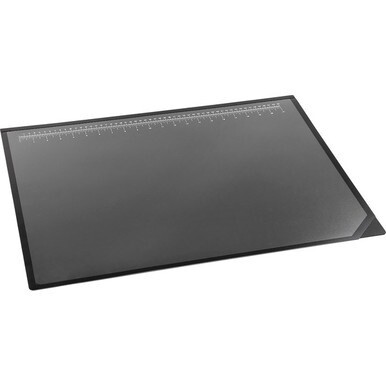 Artistic Desk Pads - Rectangular - 31&quot; Width x 20&quot; Depth - Rubber, Plastic - Black