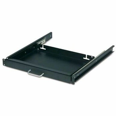 APC by Schneider Electric 17&quot; Keyboard Drawer Black - 1U - 1.7&quot; Height x 17.3&quot; Width x 12&quot; Depth - Black - 1
