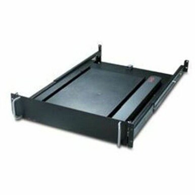 APC 19&quot; Rotating Keyboard Drawer - 3.5&quot; Height x 17.5&quot; Width x 28&quot; Depth - Black