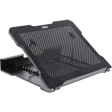 Allsop Metal Art Adjustable Laptop Stand with 7 positions - (32147) - 2.3&quot; Height x 13&quot; Width x 11&quot; Depth - Metal - Black, Pearl