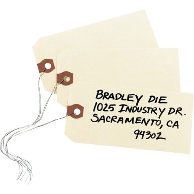 Avery&amp;reg; Unstrung Manila Shipping Tags - 4.75&quot; Length x 2.37&quot; Width - Rectangular - 1000 / Box - Card Stock, Pulp - Manila